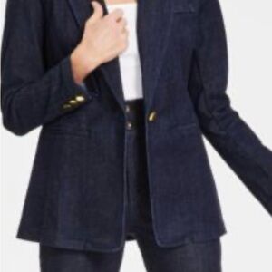 INC International Concepts Suit - Navy Blazer and Jeans with Gold-Tone Buttons